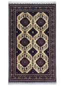 Hand-Knotted Afghani Zerkhaki Wool Rug – 6’6″  x  9’8″