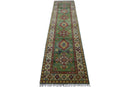 Hand-Knotted Afghani Kazak Wool Rug – 2’7″  x  9’8″