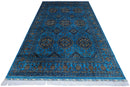 Hand-Knotted Afghani Zerkhaki Wool Rug – 6’6″  x  10’0″