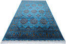 Hand-Knotted Afghani Zerkhaki Wool Rug – 6’6″  x  10’0″