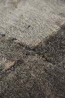 PLAIN STACKED - Charcoal Lambskin Rug