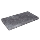 Platinum Silver 12"x24" Tumbled Marble Pool Coping - Full Truckload