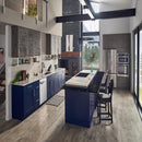 Portico pearl handcrafted 4x12 glossy ceramic wall tile SMOT-PT-PORPEA412 product shot kitchen view