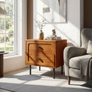 Savana Solid Wood 2-Drawer Nightstand