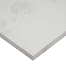 Praia carrara 24x48 polished porcelain floor and wall tile NPRACAR2448P product shot profile view