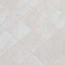 Praia grey 12x12 glazed porcelain mesh mounted mosaic tile NPRAGRE2X2 product shot multiple tiles angle view