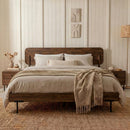 Frida Solid Wood Bed Frame