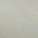 Quartz white 24"x24" matte porcelain paver floor tile LPAVNQUAWHI2424 product shot floor view