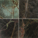 Rain forest 12x12 polished marble floor and wall tile TRAIN1212 product shot wall view 2