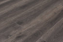 SPC Vinyl Rigid Core 7" Width 60" RL, 6mm Thick, 1.5mm IXPE Raw Umber, Invicta Floors - Mazzia Collection angle plank view