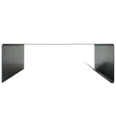 Raw Steel Industrial Heavy Duty Rectangular Coffee Table Storage