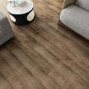 Laminate Hardwood 7.75" Wide, 72" RL, 12mm Thick Textured Summa Refined Brass Floors - Mazzia Collection product shot living view 2