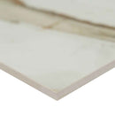 Regallo calacatta marbella 24x48 polished porcelain floor and wall tile NREGCALMAR2448P product shot profile view