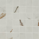 Regallo calacatta marbella 2x2 matte porcelain NREGCALMAR2X2 mosaic tile  msi collection product shot wall view