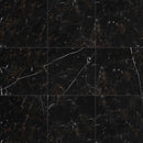 Regallo marquina noir 24x24 polished porcelain floor and wall tile NREGMARNOI2424P product shot wall view 2