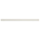 Renzo dove 0.6x12 glossy ceramic quarter round wall tile NRENDOV0.6X12QTR product shot single tile top view