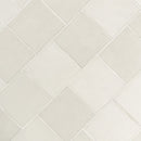 Renzo dove 5x5 glossy ceramic white wall tile NRENDOV5X5 product shot multiple tiles angle view