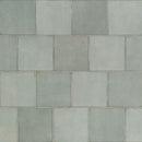 Renzo jade 5x5 glossy ceramic green wall tile NRENJAD5X5 product shot multiple tiles top view