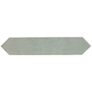 Renzo jade pickett 2.5x13 glossy ceramic green wall tile NRENJADPICK2.5X13 single tile top view pattern 1