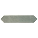 Renzo jade pickett 2.5x13 glossy ceramic green wall tile NRENJADPICK2.5X13 single tile top view pattern 2