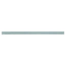 Renzo sky 0.6x12 glossy ceramic quarter round wall tile NRENSKY0.6X12QTR product shot single tile top -view