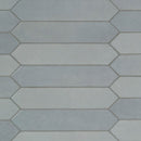 Renzo sky pickett 2.5x13 glossy ceramic blue wall tile NRENSKYPIC2.5X13 product shot multiple tiles top view
