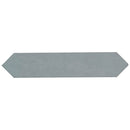 Renzo sky pickett 2.5x13 glossy ceramic blue wall tile NRENSKYPIC2.5X13 product shot single tile top view
