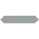 Renzo sky pickett 2.5x13 glossy ceramic blue wall tile NRENSKYPIC2.5X13 single tile top view pattern 1
