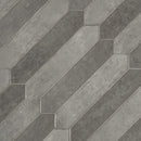 Renzo Storm Pickett Ceramic Gray Wall Tile 2.5"x13" Glossy - MSI Collection