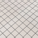 Retro bianco 12"x12" porcelain mesh-mounted mosaic tile 2"x2" SMOT-PT-RETBIA-2X2G product shot angle view