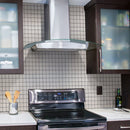 Retro bianco 12"x12" porcelain mesh-mounted mosaic tile 2"x2" SMOT-PT-RETBIA-2X2G product shot kitchen view