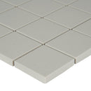 Retro bianco 12"x12" porcelain mesh-mounted mosaic tile 2"x2" SMOT-PT-RETBIA-2X2G product shot profile view