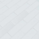 Retro brick bianco 11.13X14.5 porcelain mesh mounted mosaic tile SMOT-PT-RETBIA-2X6 product shot multiple tiles angle view
