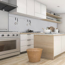 Retro scallop bianco 13.11X9.96 glossy porcelain mesh-mounted mosaic tile SMOT-PT-RETBIA-SCALOP product shot kitchen view 1