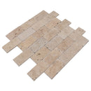 Riverbed travertine tile walnut 4x8 10087868 tumbled product shot multiple angle