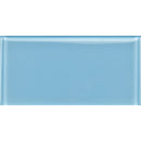 Royal azure 3x6 glossy glass blue subway tile SMOT-GL-T-ROYAZU36 product shot single tile top view