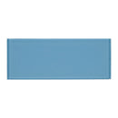 Royal azure 4x12 glossy glass wall tile SMOT-GL-T-ROYAZU412 product shot single tile top view