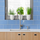 Royal azure 4x12 glossy glass wall tile SMOT-GL-T-ROYAZU412 product shot wash basin view