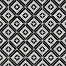 Royal link 11.81X13.4 polished marble mesh mounted mosaic tile SMOT-RHOMBIX-NEROP product shot multiple tiles top view