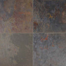 Rustique earth 16 in x 16 in gauged slate floor and wall tile SRUSGLD1616G-C product shot top view