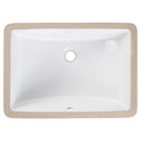 Vanity White Rectangle Porcelain 2015 Straight - MSI Collection