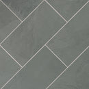 Montauk blue 12 x 24 gauged slate floor and wall tile SMONBLU1224G product shot tile angle  view