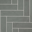 Montauk blue 6 in x 24 in gauged slate floor and wall tile SMONBLU624G product shot tile profile view