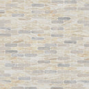 Angora Ellipse 12"x12" Polished Marble Mosaic Floor and Wall Tile - MSI Collection