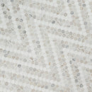 Angora Sazi 10.94"x13.74" Polished Marble Mosaic Floor and Wall Tile - MSI Collection angle view 2
