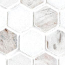 Angora Tibi 12"x12" Polished Marble Mosaic Floor And Wall Tile - MSI Collection closeup view