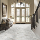 Arabescato Venato White Picket 11.73"x12" Honed Marble Mesh Mounted Mosaic Tile - MSI Collection