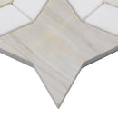 Athena Gold Estrella 10"x10" Polished Marble Mosaic Floor and Wall Tile - MSI Collection