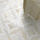 Athena Gold Estrella 10"x10" Polished Marble Mosaic Floor and Wall Tile - MSI Collection