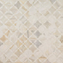 Athena Gold 10"x10" Lola Polished Marble Mosaic Floor And Wall Tile - MSI Collection wall view
